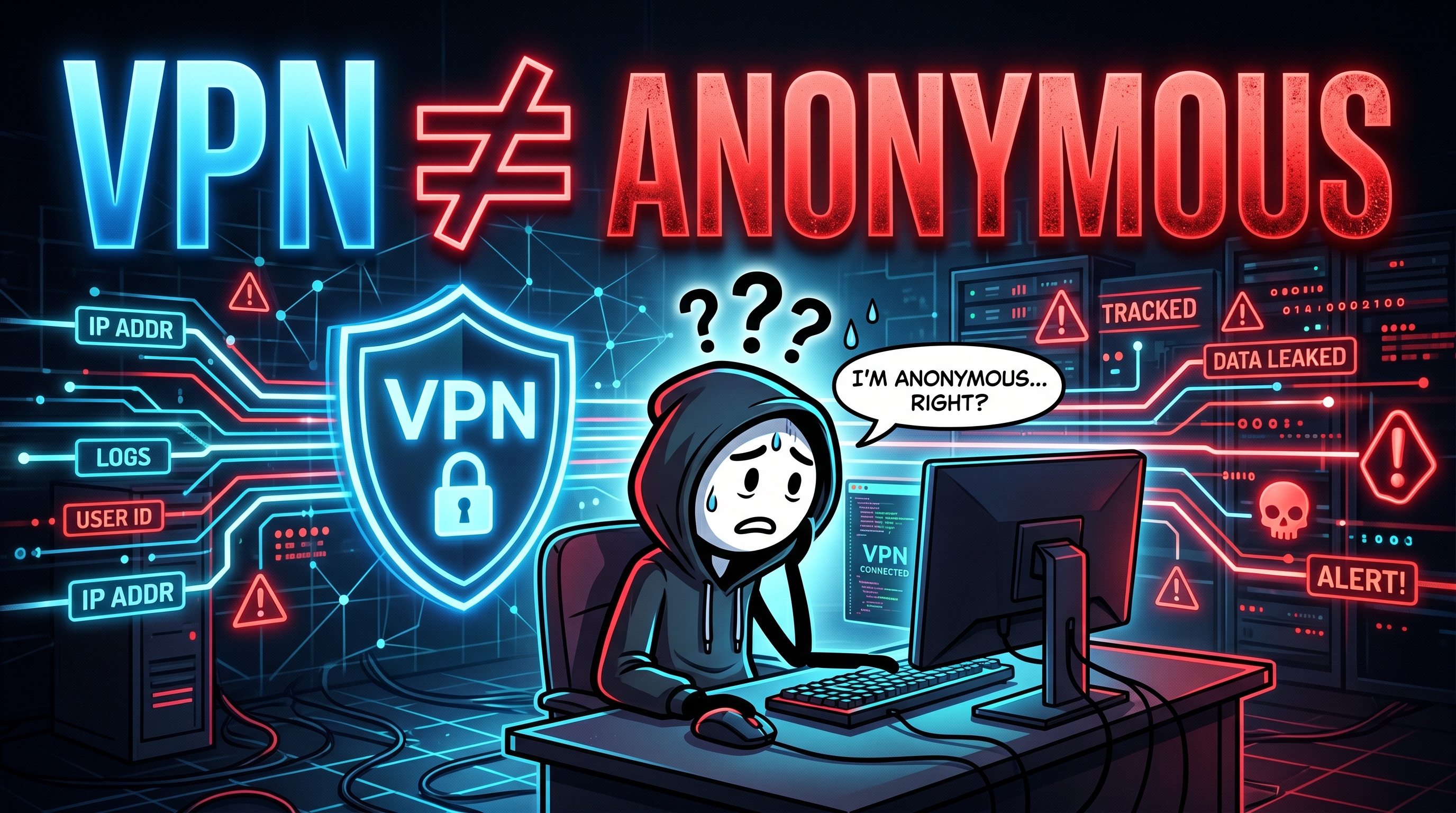Why a VPN Alone Doesn’t Make You Anonymous Online